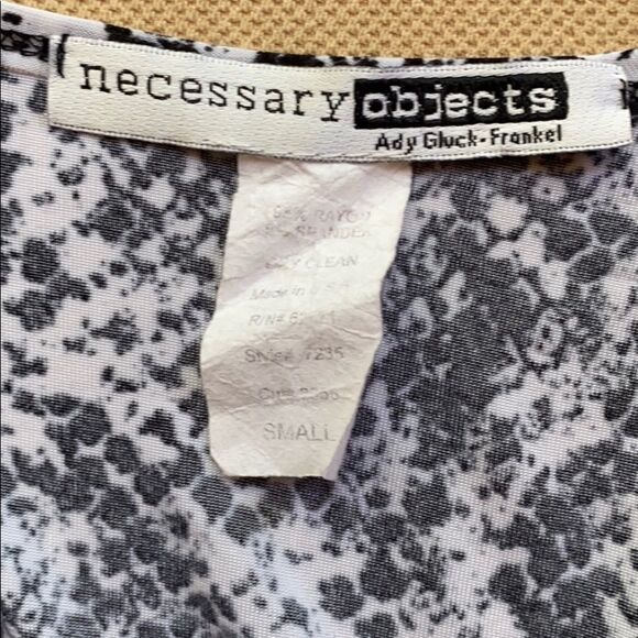 Necessary objects B&W Reptile Print Maxi Dress - Picture 6 of 6